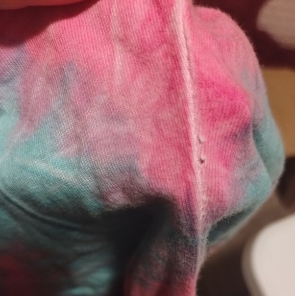 Happy Kids Virginia Beach Girls Neon tiedye sleeveless Fringe Tank Top Girl M - Picture 10 of 13